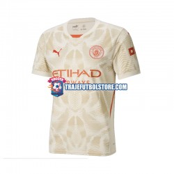Camiseta 3ª Manchester City Portero Hombre 2024-2025 Manga Corta
