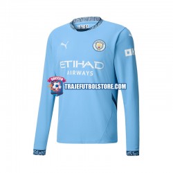 Camiseta 1ª Manchester City Hombre 2024-2025 ML