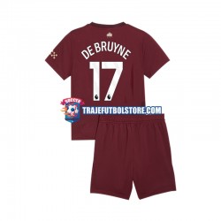 Camiseta 3ª Manchester City Kevin De Bruyne Niño 2024-2025 Manga Corta