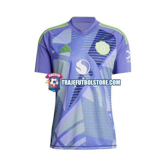 Camiseta 1ª Manchester United Portero Hombre 2024-2025 Manga Corta