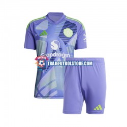 Camiseta 1ª Manchester United Portero Niño 2024-2025 Manga Corta