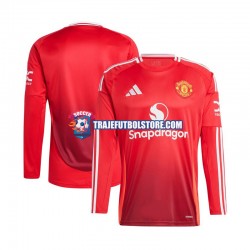 Camiseta 1ª Manchester United Hombre 2024-2025 ML