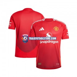 Camiseta 1ª Manchester United Hombre 2024-2025 Manga Corta
