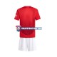 Camiseta 1ª Manchester United Niño 2024-2025 Manga Corta