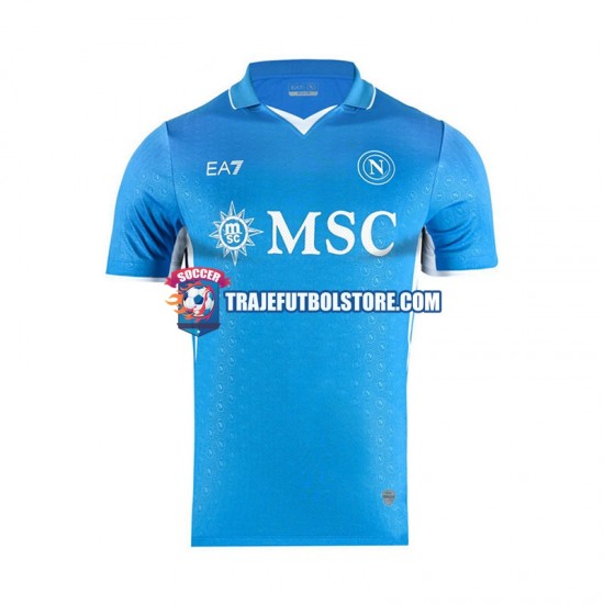 Camiseta 1ª Napoli Hombre 2024-2025 Manga Corta