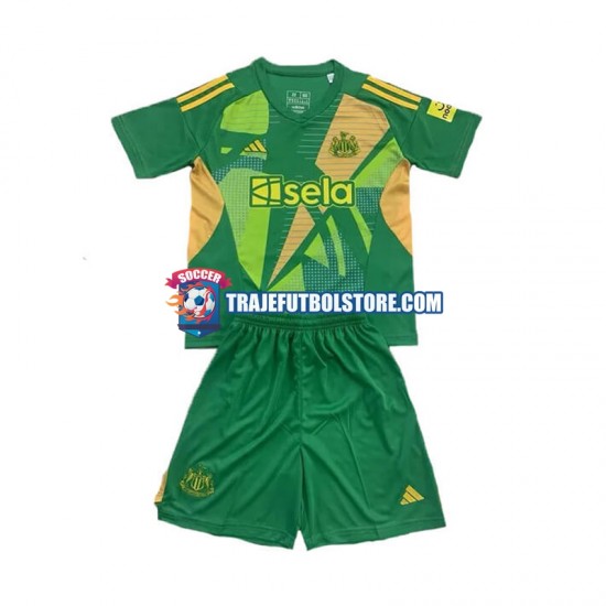 Camiseta 1ª Newcastle United Portero Niño 2024-2025 Manga Corta