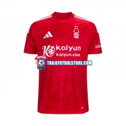Camiseta 1ª Nottingham Forest Hombre 2024-2025 Manga Corta