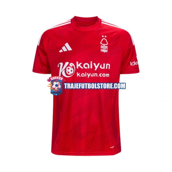 Camiseta 1ª Nottingham Forest Hombre 2024-2025 Manga Corta