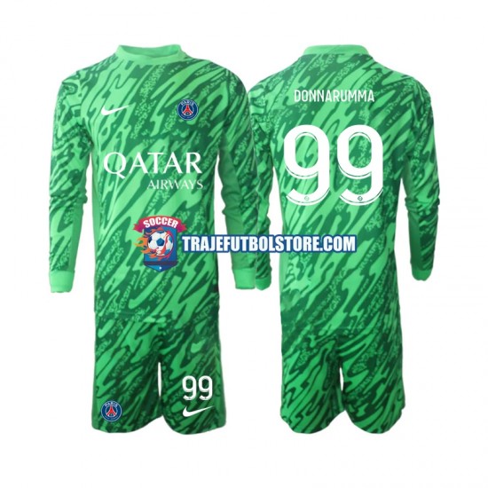 Camiseta 2ª Paris Saint-Germain Gianluigi Donnarumma 99 Portero Niño 2024-2025 ML