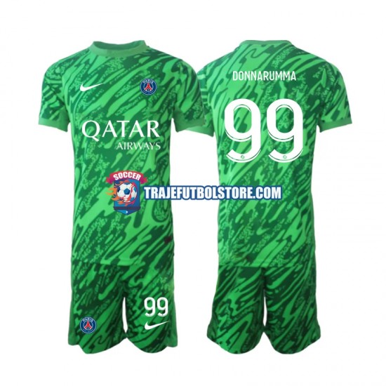 Camiseta 2ª Paris Saint-Germain Gianluigi Donnarumma 99 Portero Niño 2024-2025 Manga Corta