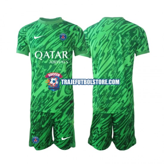 Camiseta 2ª Paris Saint-Germain Portero Niño 2024-2025 Manga Corta