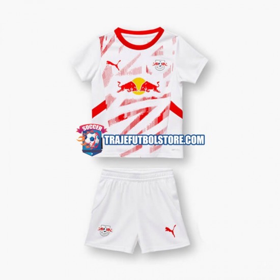 Camiseta 1ª RB Leipzig Niño 2024-2025 Manga Corta