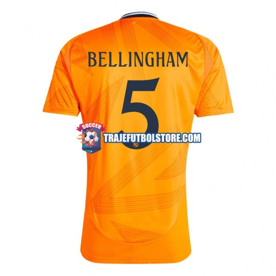 Camiseta 2ª Real Madrid BELLINGHAM 5 Hombre 2024-2025 Manga Corta