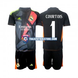 Camiseta 2ª Real Madrid Thibaut Courtois 1 Portero Niño 2024-2025 Manga Corta
