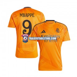 Camiseta 2ª Real Madrid Kylian Mbappé 9 Hombre 2024-2025 Manga Corta