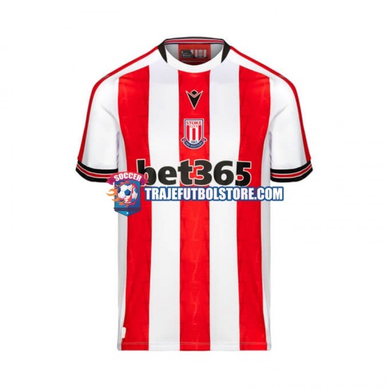 Camiseta 1ª Stoke City Hombre 2024-2025 Manga Corta