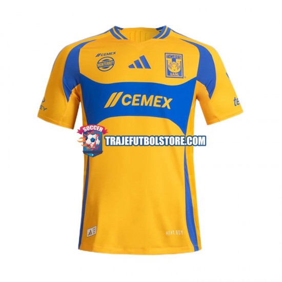 Camiseta 1ª Tigres UANL Hombre 2024-2025 Manga Corta