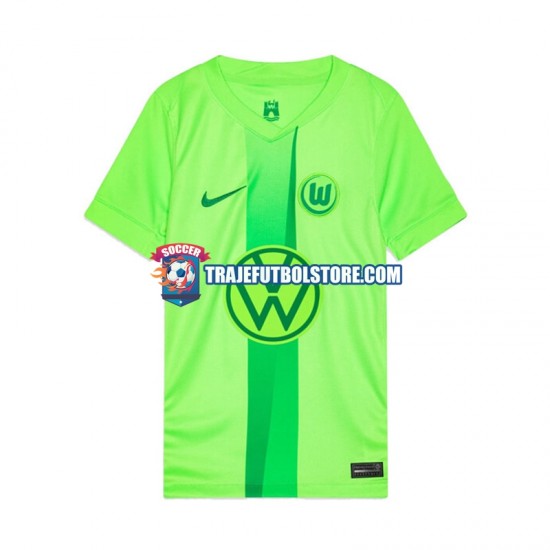 Camiseta 1ª VfL Wolfsburg Hombre 2024-2025 Manga Corta