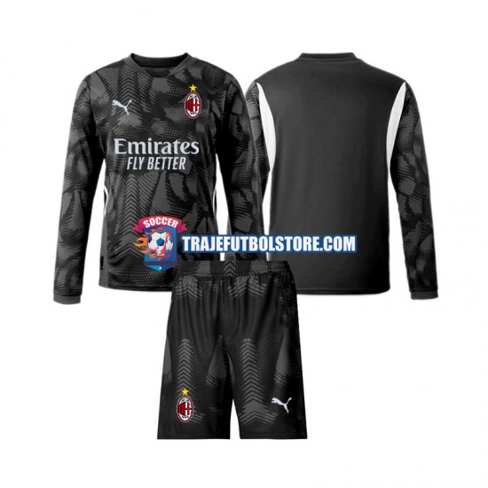 Camiseta 1ª AC Milan Portero Niño 2024-2025 ML