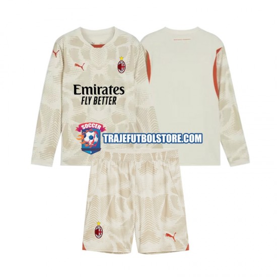 Camiseta 3ª AC Milan Portero Niño 2024-2025 ML
