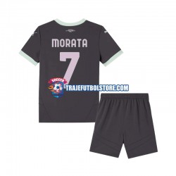 Camiseta 3ª AC Milan Morata 7 Niño 2024-2025 Manga Corta