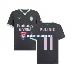 Camiseta 3ª AC Milan Pulisic 11 Hombre 2024-2025 Manga Corta