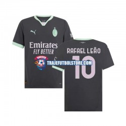 Camiseta 3ª AC Milan Rafael Leao 10 Hombre 2024-2025 Manga Corta
