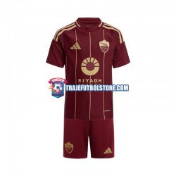 Camiseta 1ª AS Roma Niño 2024-2025 Manga Corta
