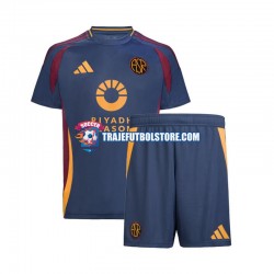 Camiseta 3ª AS Roma Niño 2024-2025 Manga Corta