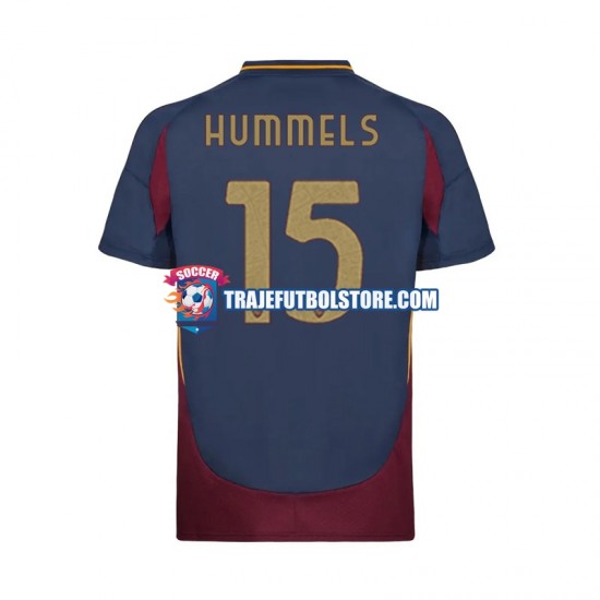 Camiseta 3ª AS Roma Mats Hummels 15 Hombre 2024-2025 Manga Corta