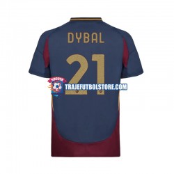 Camiseta 3ª AS Roma Paulo Dybala 21 Hombre 2024-2025 Manga Corta