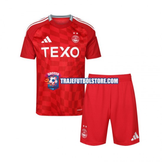 Camiseta 1ª Aberdeen Niño 2024-2025 Manga Corta