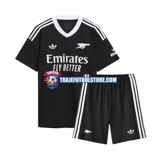 Camiseta 4ª Arsenal Portero Niño 2024-2025 Manga Corta