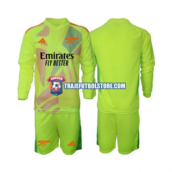 Camiseta 1ª Arsenal Portero Niño 2024-2025 ML