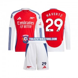 Camiseta 1ª Arsenal Kai Havertz 29 Niño 2024-2025 ML