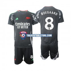 Camiseta 2ª Arsenal Odegaard 8 Niño 2024-2025 Manga Corta