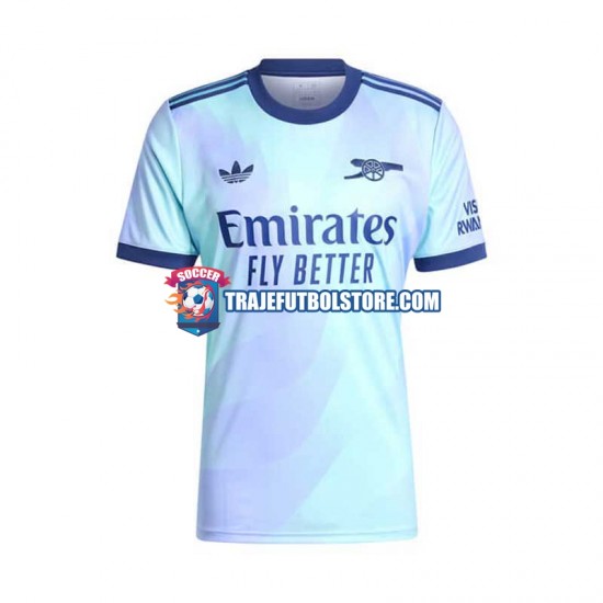 Camiseta 3ª Arsenal Hombre 2024-2025 Manga Corta
