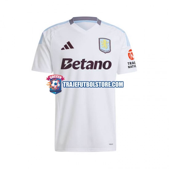 Camiseta 2ª Aston Villa Hombre 2024-2025 Manga Corta