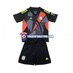 Camiseta 2ª Aston Villa Portero Niño 2024-2025 Manga Corta