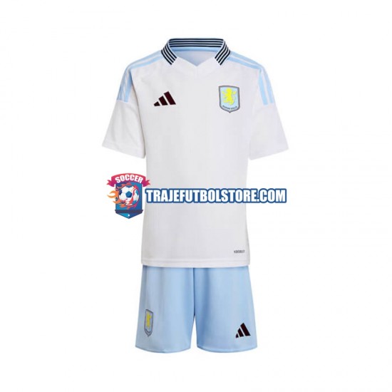 Camiseta 2ª Aston Villa Niño 2024-2025 Manga Corta
