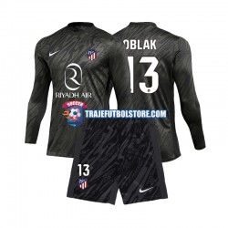 Camiseta 1ª Atlético Madrid Jan Oblak 13 Portero Niño 2024-2025 ML