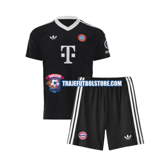 Camiseta 3ª Bayern de Múnich Portero Niño 2024-2025 Manga Corta