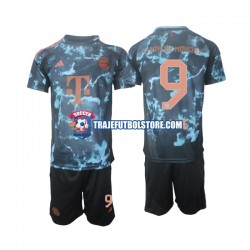 Camiseta 2ª Bayern de Múnich Kane 9 Niño 2024-2025 Manga Corta