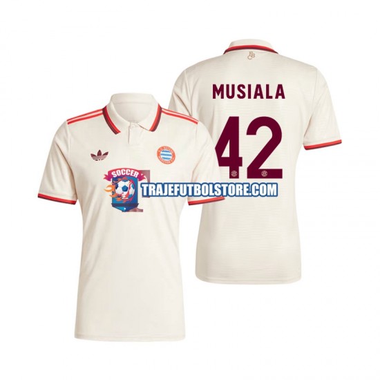 Camiseta 3ª Bayern de Múnich Musiala 42 Hombre 2024-2025 Manga Corta