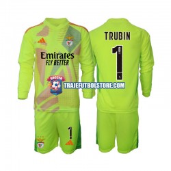 Camiseta 1ª Benfica Anatolij Trubin 1 Portero Niño 2024-2025 ML
