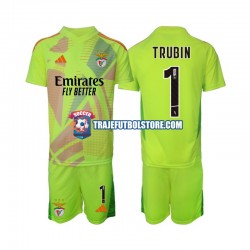 Camiseta 1ª Benfica Anatolij Trubin 1 Portero Niño 2024-2025 Manga Corta