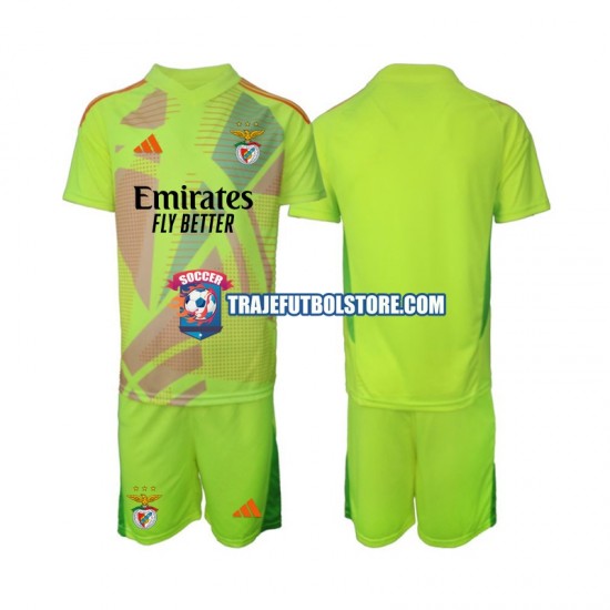 Camiseta 1ª Benfica Portero Niño 2024-2025 Manga Corta