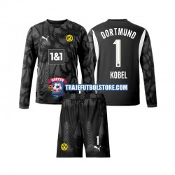 Camiseta 4ª Borussia Dortmund Gregor Kobel 1 Portero Niño 2024-2025 ML
