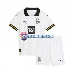 Camiseta 3ª Borussia Dortmund Niño 2024-2025 Manga Corta