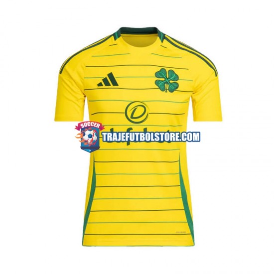 Camiseta 2ª Celtic Hombre 2024-2025 Manga Corta